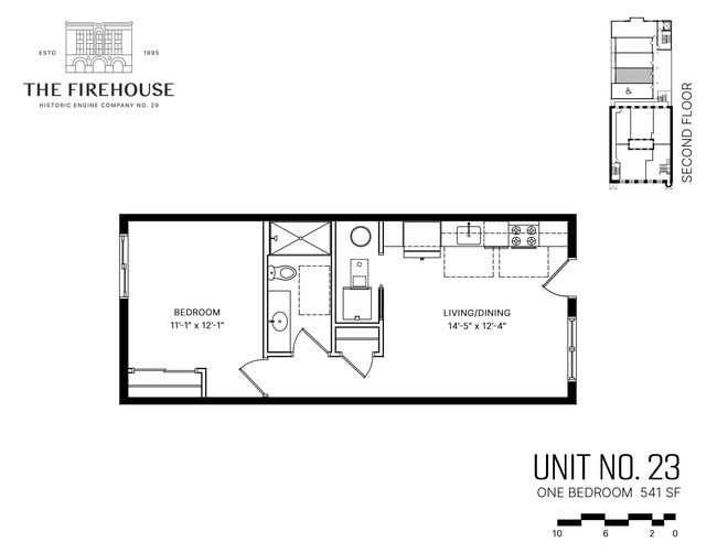 1 Bedroom with Balcony - THE FIREHOUSE - 1221 N 4th St