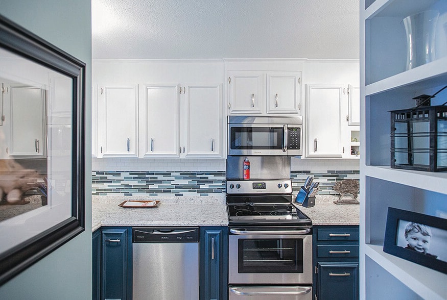 Kitchen from hall - 3000 Golden Rd