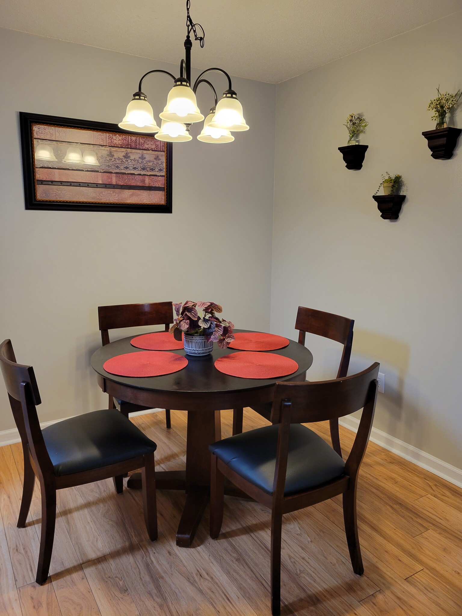 Dining Room seats four. - 435 Haltiwanger Rd