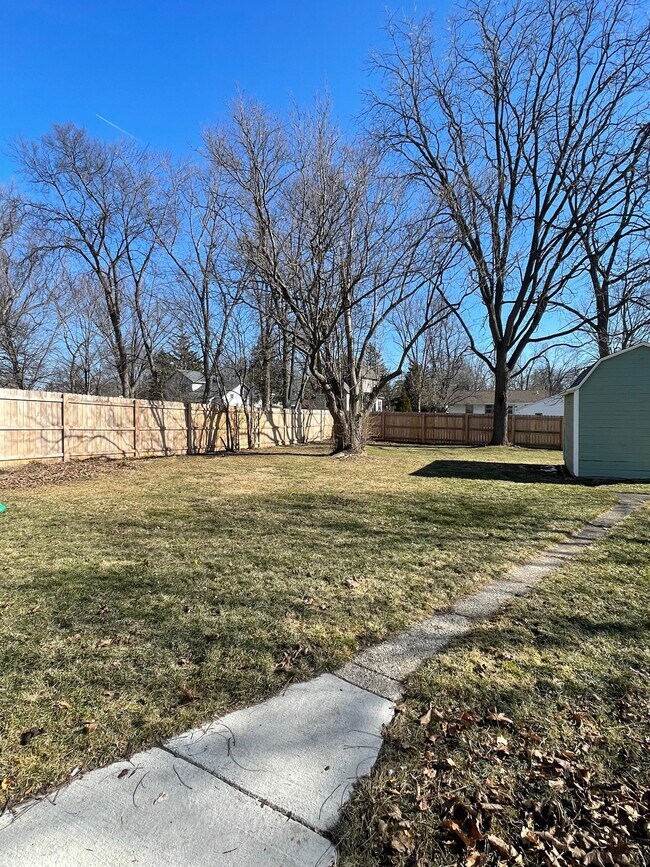 Large fenced in back yard - 529 S Gault St