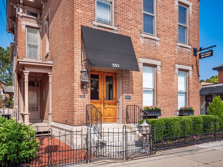 Double Oak Main Entrance Doors for Unit 2 - 551 S 3rd St