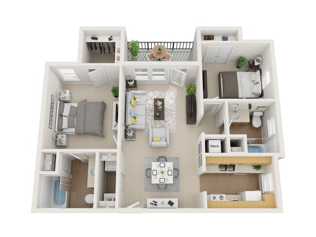 Floorplan - Dogwood Place Apartments