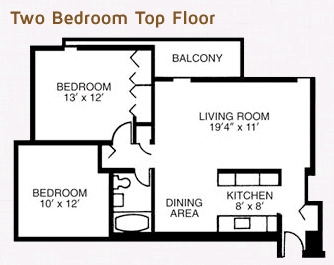 2BR/1BA - Standart Woods Apartments