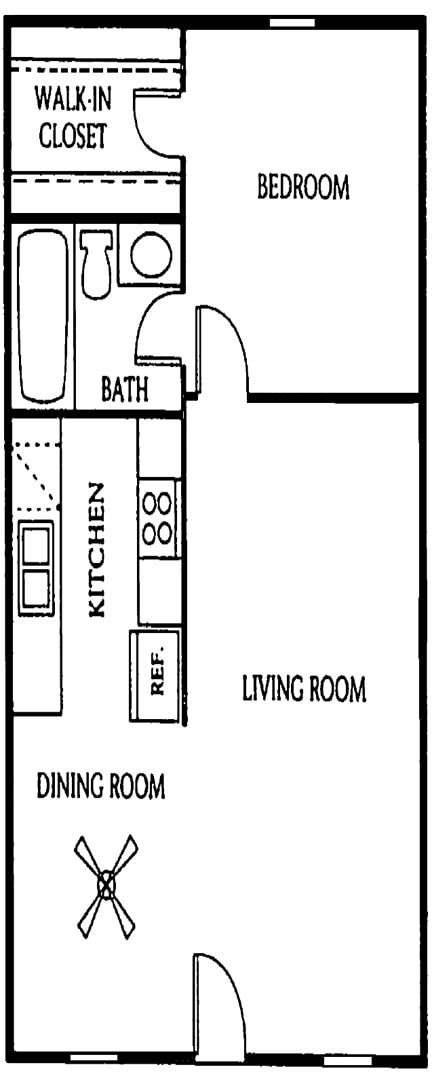 Floorplan - Highlander Square Apartments