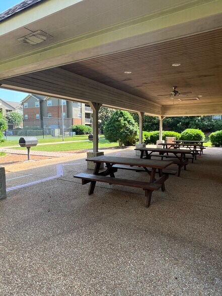pavilion with picnic tables and grills - 2100 Old Taylor Rd