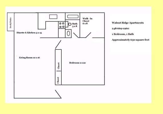 1BR/1BA - Walnut Ridge Apartments