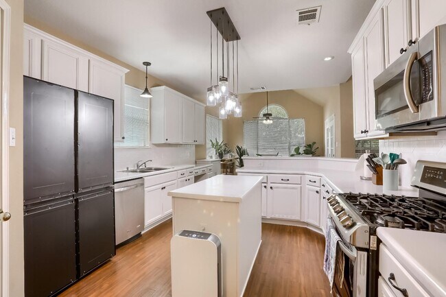 the refrigerator is not included with the house. - 301 Gulfstream Dr