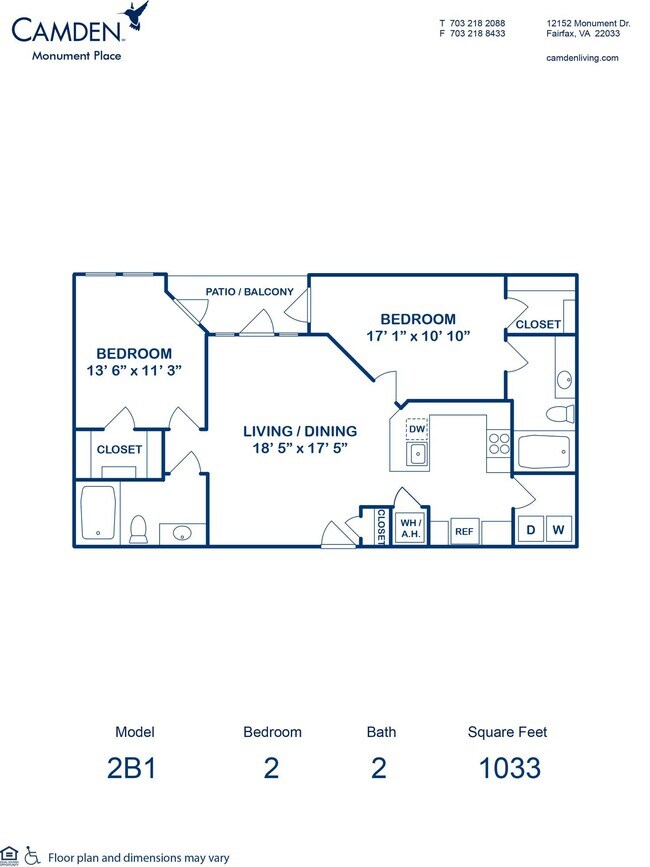 Floorplan - Camden Monument Place