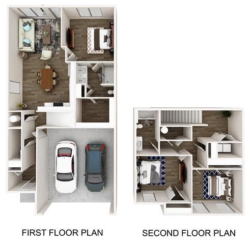 Floorplan - Jackson Run Townhomes