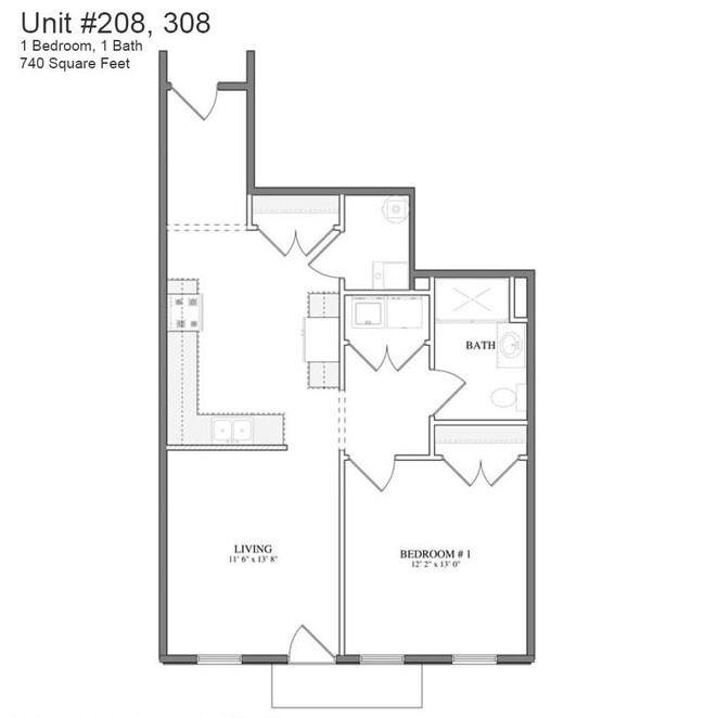 Floorplan - Fifth Avenue Flats