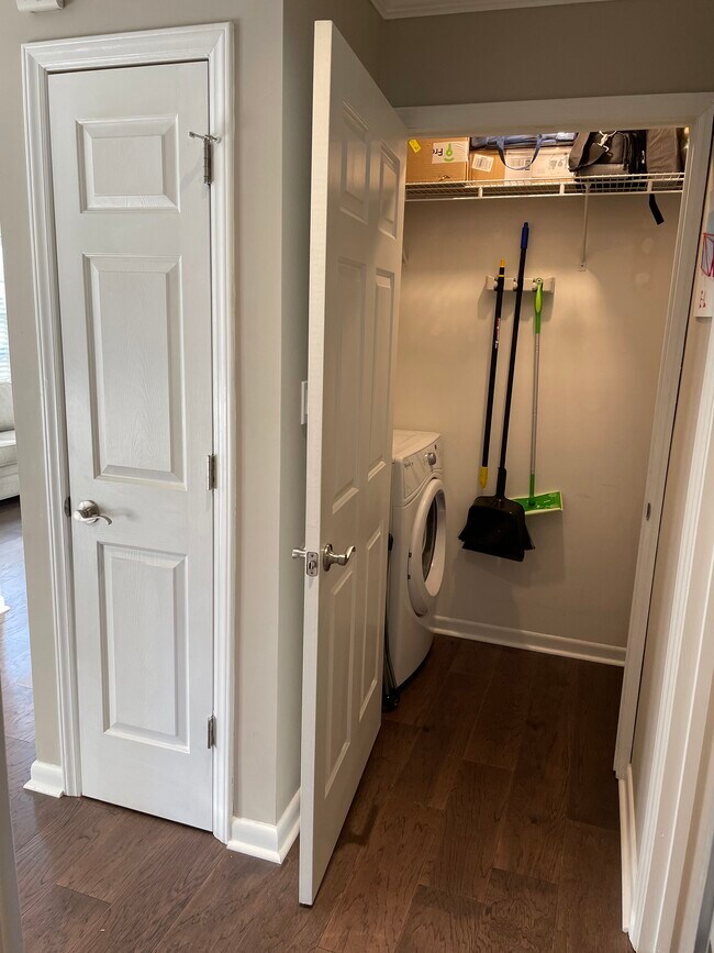 Laundry closet and extra storage to the left - 417 Olmsted Park Pl