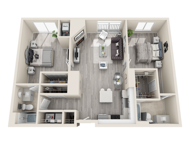 Floorplan - The Cosmopolitan Apartments