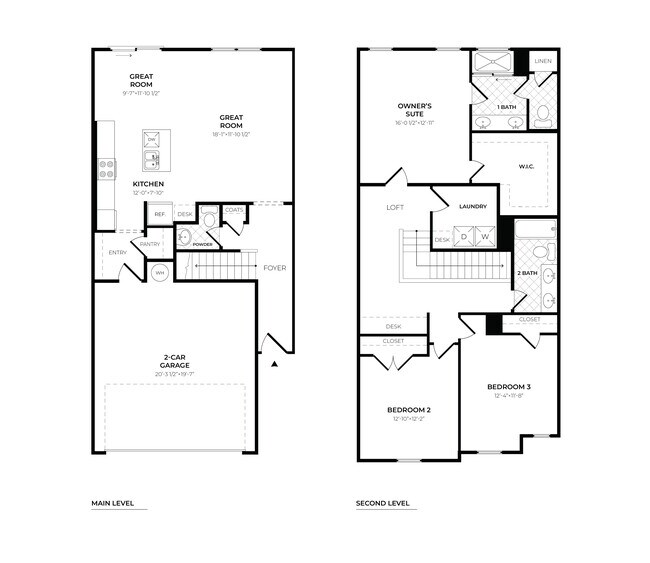Floorplan - Avalon Townhomes