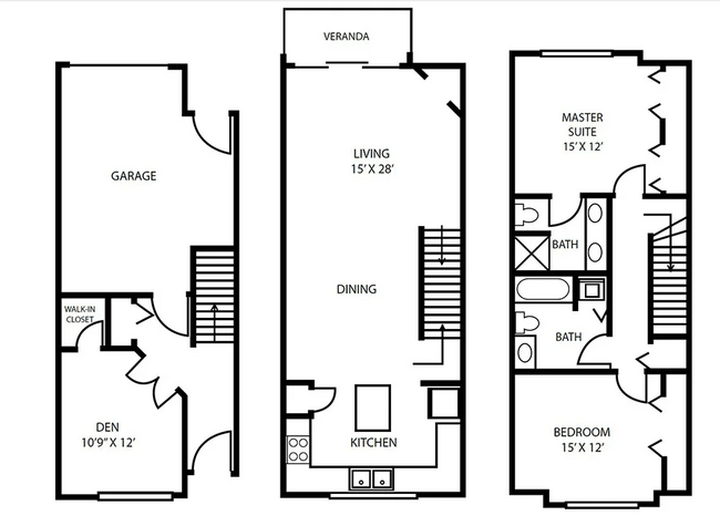 Floorplan - Pallas Townhomes and Apartments