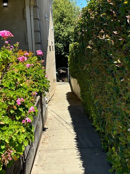 pathway to apartment - 4460 Stanford Ave