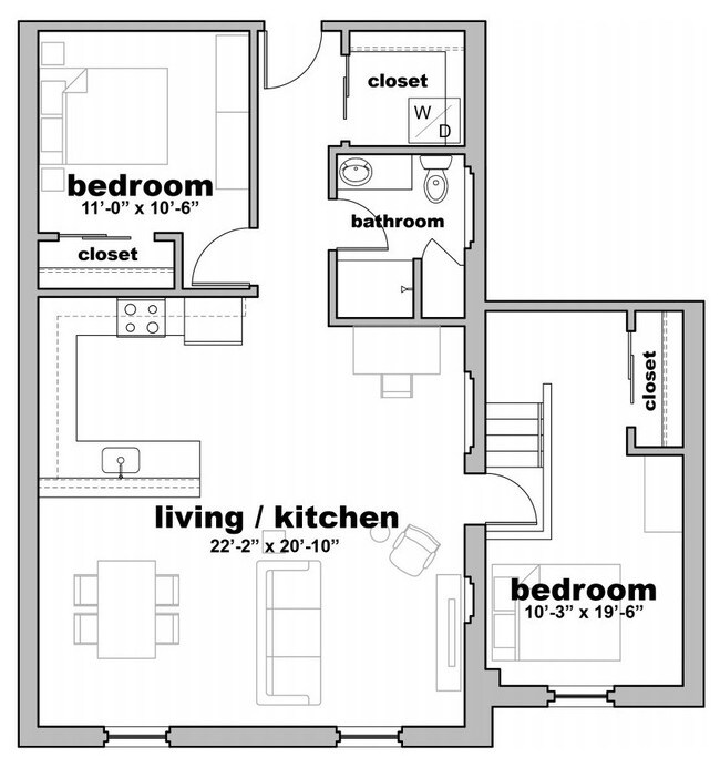 Floorplan - Lofts on Prospect