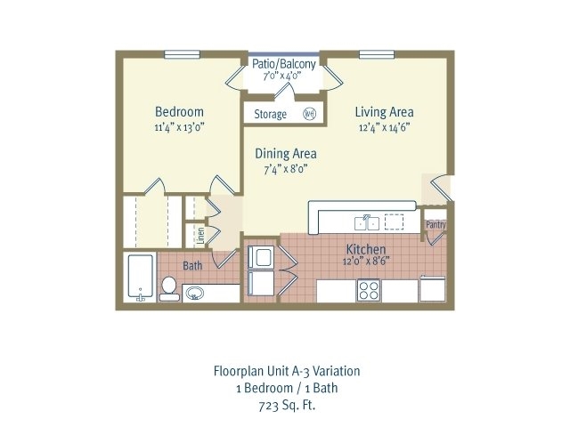 A-3 Variation - Turtle Creek Village Apartments