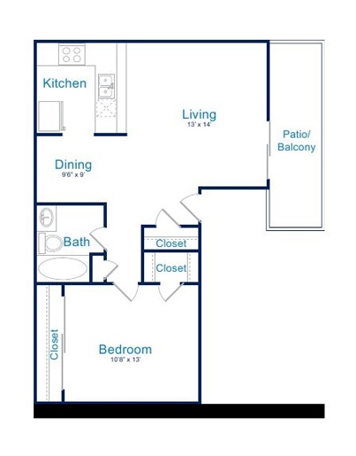 1BR/1BA - Ascent at Medical