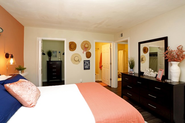 Master Bedroom with Walk-In Closet - Beachwood Park Apartments and Townhomes