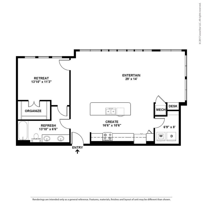 Floorplan - Cortland Oak Lawn