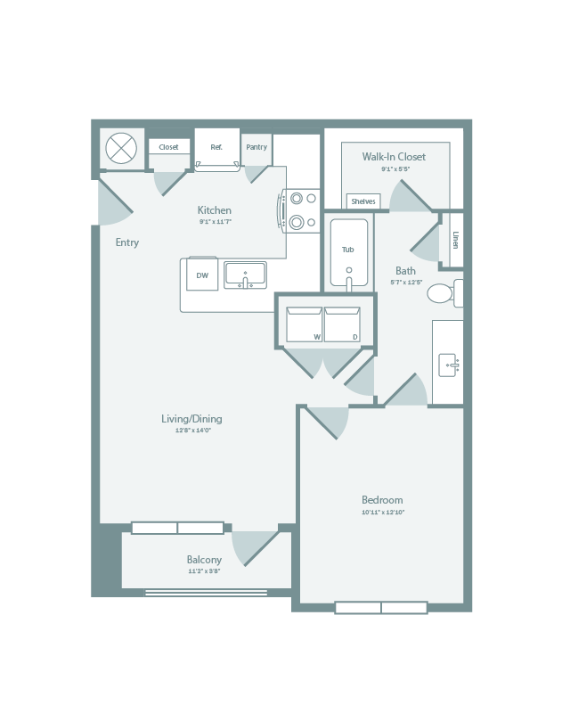 Floorplan - The Ellery at Westchester