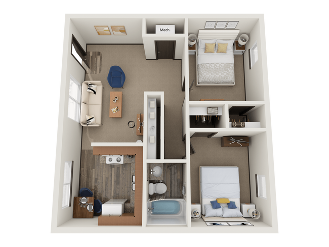 Floorplan - Buckner Apartments