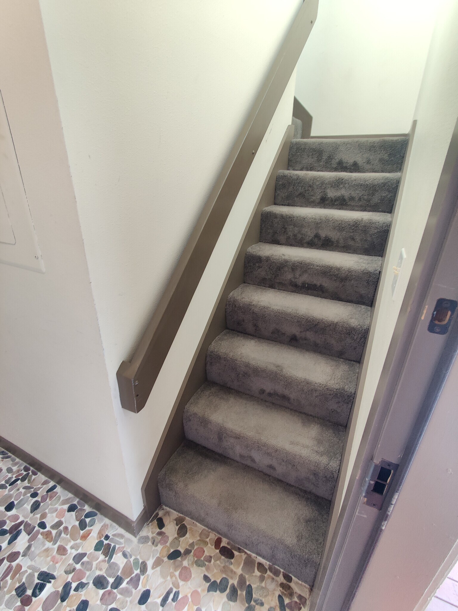 Stairs to loft - 18575 SW Century Dr