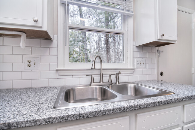 View of wooded area from sink - 339 Sunny Hill Dr
