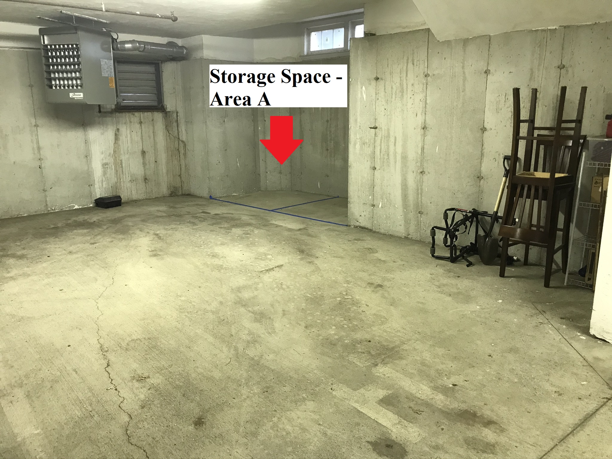 Option for garage storage space - 1328 Broadway