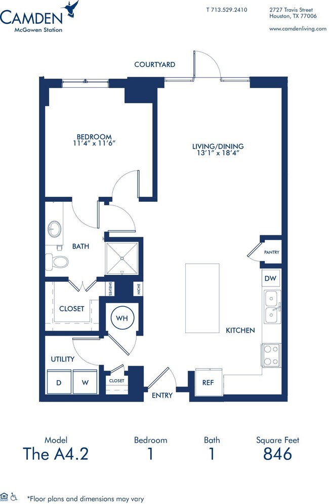 Floorplan - Camden McGowen Station