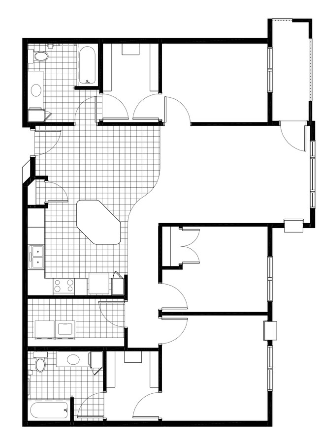 Floorplan - Maple Village Apartments