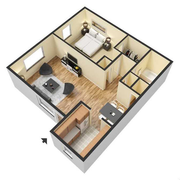 Floorplan - The Residences at Cedar Hill