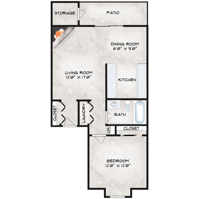 Floorplan - Timberline Apartments