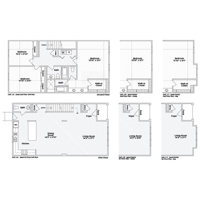 Floorplan - New Village Homes & Whitney Young Townhomes