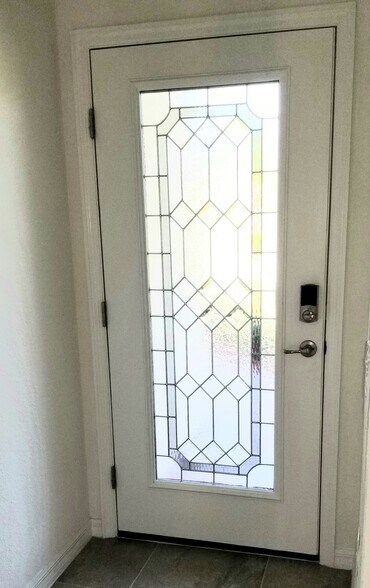 Beveled Glass Villa Entrance - 12604 Garibaldi Ln