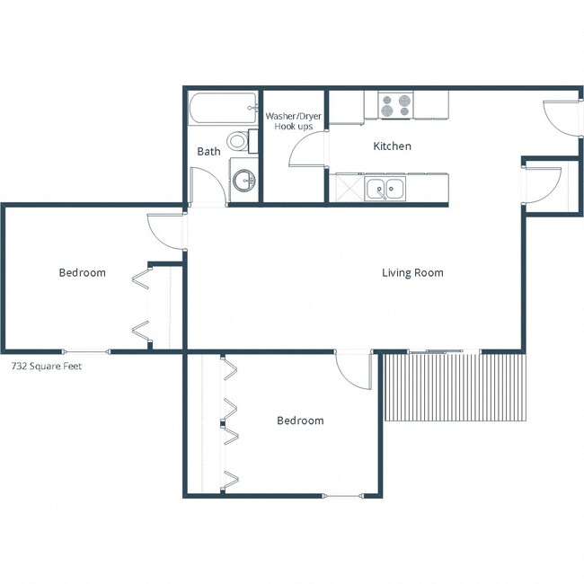 Floorplan - Highland Meadows Apartment Community