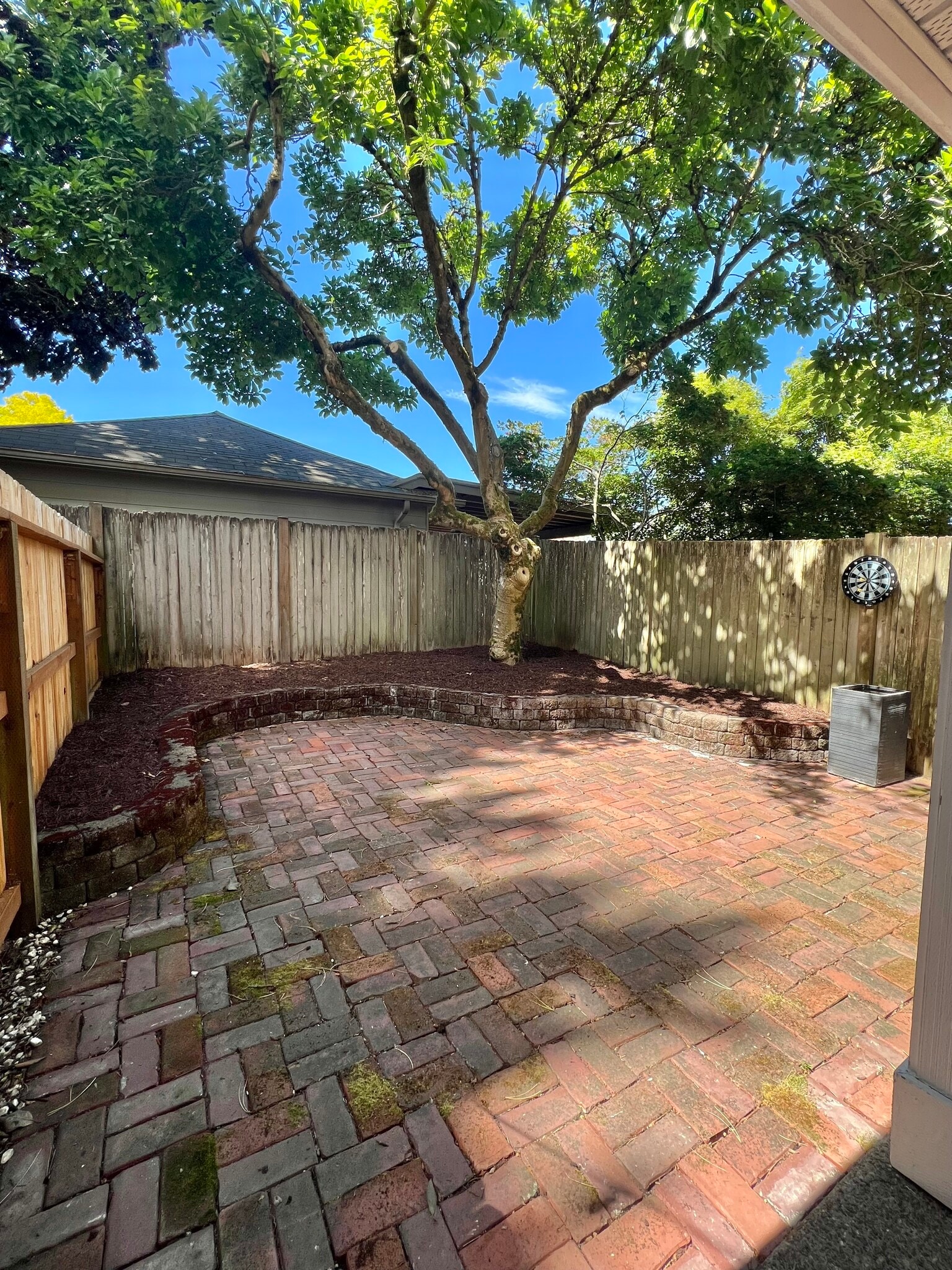 Fenced in back yard - 12713 Greenwood Ave N