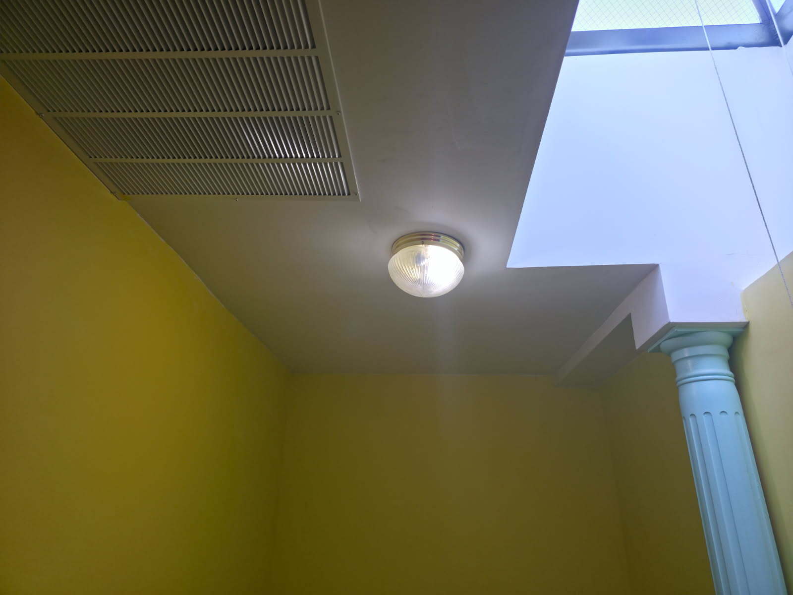 Sky light and new light in Stairwell - 2539 N Howard St