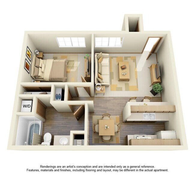 Floorplan - Country Club at The Meadows - 55+ Senior Apartments