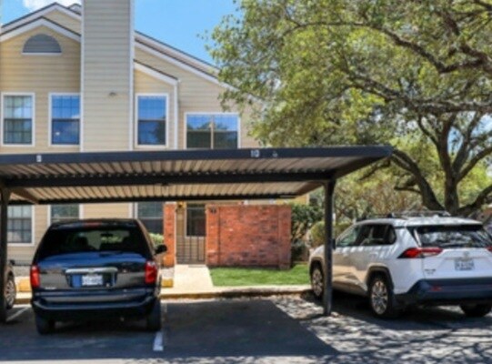 Private Covered Parking in Front - 11610 Vance Jackson