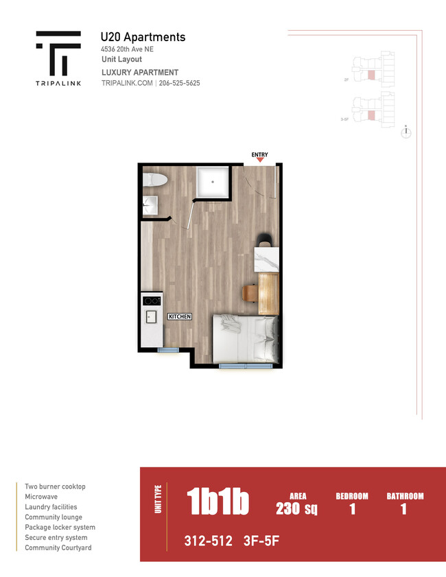 Floorplan - U20 Apartments