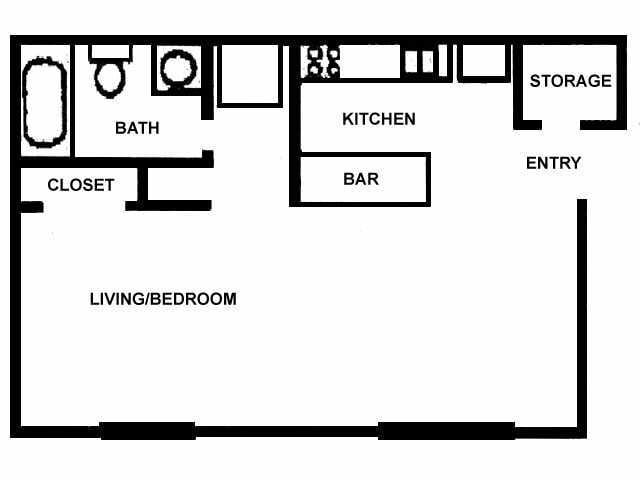 Studio - El Chaparral Apartments