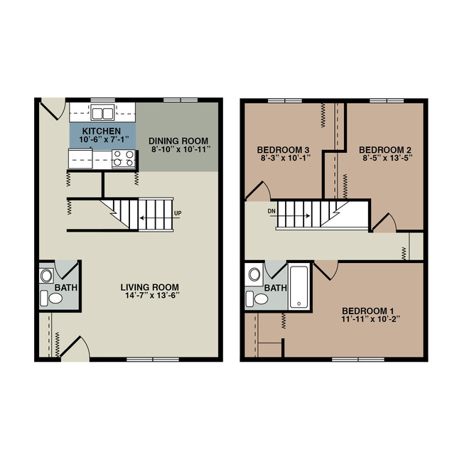 Floorplan - Sahlman Townhouses West