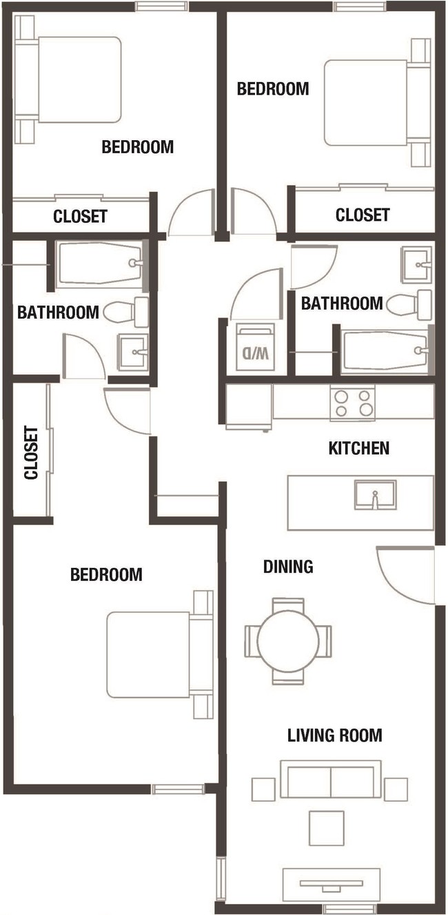 Floorplan - The Watercooler Apartments