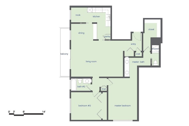 Floorplan - Rexford Drive Apartments