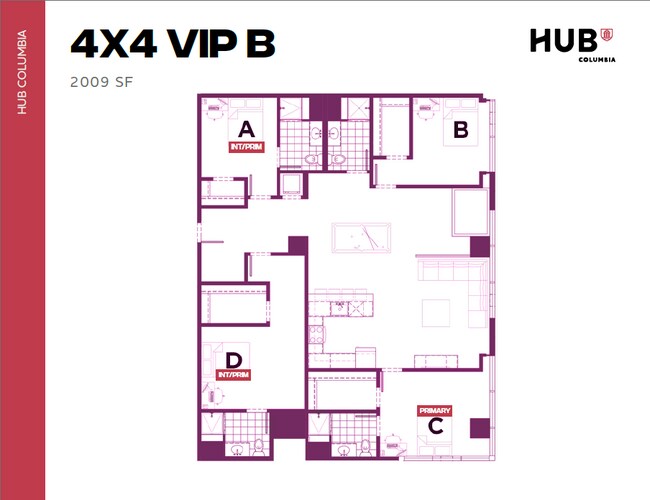 4x4 VIP B - Hub Columbia