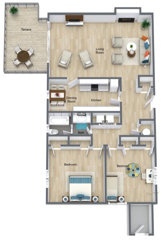 Floorplan - Arborside Apartment Homes