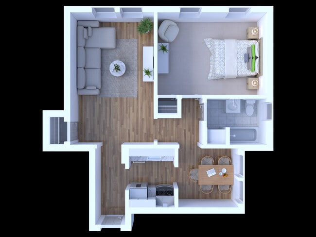 Floorplan - Shirley Court Apartments