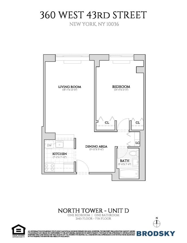 Floorplan - 360 West 43rd Street
