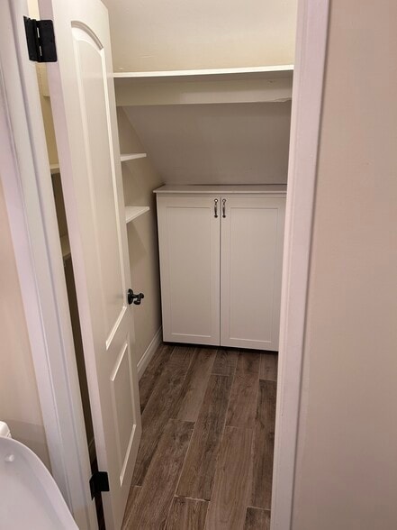 Small room/closet/pantry next to the half bath - 975 S Idaho St